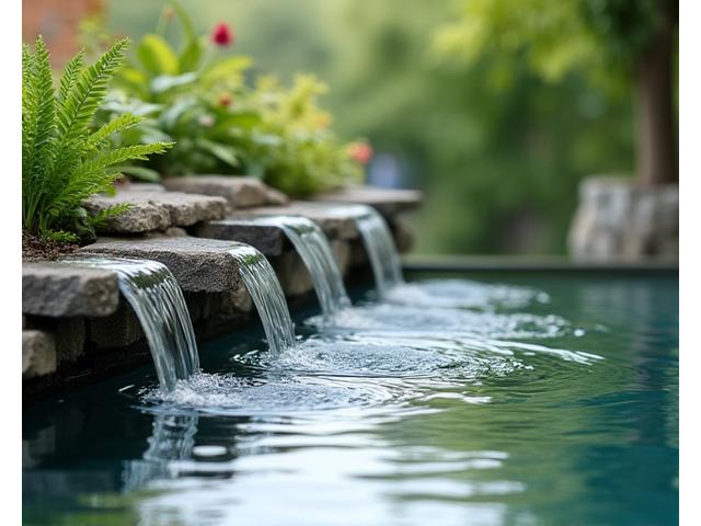 Akustische Wasserspiele im Garten