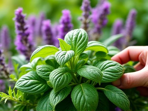 Aromatische Kräuter und Sinnespflanzen